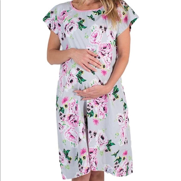 Gownies Floral Hospital Gown - Picture 1 of 4